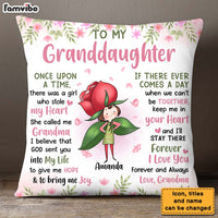 Personalized Gift For Daughter Granddaughter Flower Fairy To My Granddaughter Pillow 27084 thumb 1