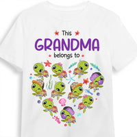 Personalized Gift for Grandma Heart Shaped Turtle Shirt - Hoodie - Sweatshirt 27085 thumb 1