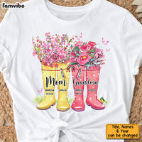 Personalized Gift For Grandma Floral Gardening Boost Shirt - Hoodie - Sweatshirt 27086 thumb 1