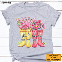 Personalized Gift For Grandma Floral Gardening Boost Shirt - Hoodie - Sweatshirt 27086 thumb 1