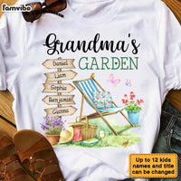 Personalized Gift For Grandma's Garden Watercolor Shirt - Hoodie - Sweatshirt 27087 thumb 1
