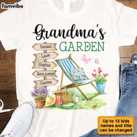 Personalized Gift For Grandma's Garden Watercolor Shirt - Hoodie - Sweatshirt 27087 thumb 1