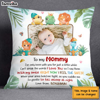 Personalized Gift For Daughter New Mom I Love You Dinosaur Theme Pillow 27091 thumb 1
