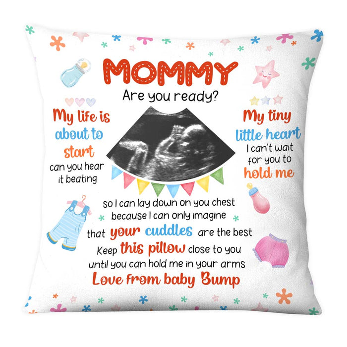 Personalized Gift For Daughter New Mom My Life Is About To Start Pillow 27098 1