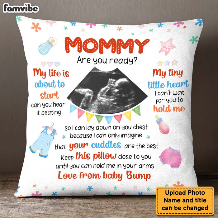 Personalized Gift For Daughter New Mom My Life Is About To Start Pillow 27098 1