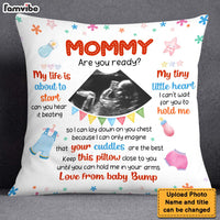 Personalized Gift For Daughter New Mom My Life Is About To Start Pillow 27098 thumb 1