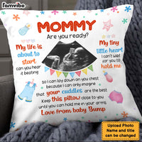 Personalized Gift For Daughter New Mom My Life Is About To Start Pillow 27098 thumb 1