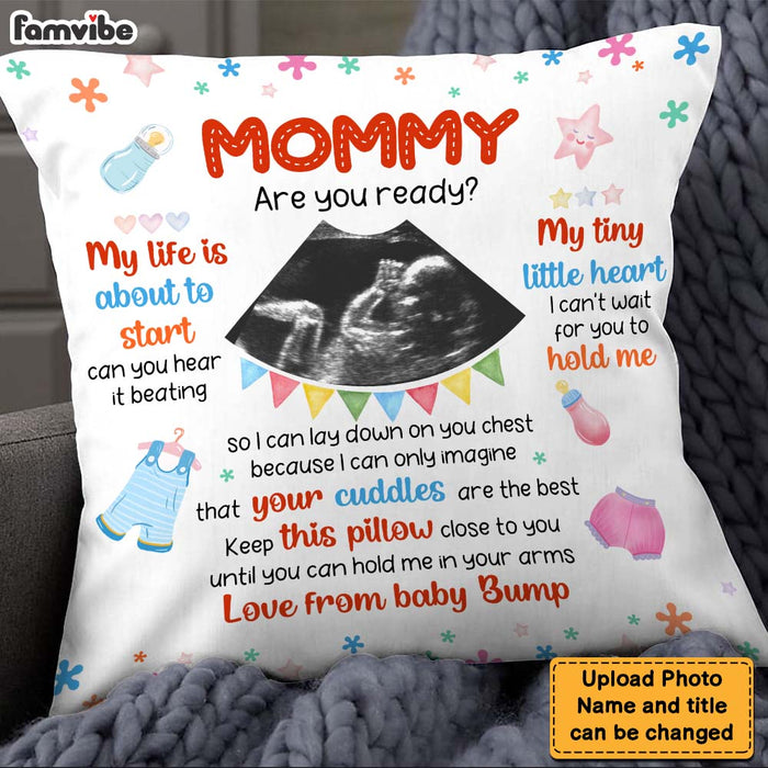 Personalized Gift For Daughter New Mom My Life Is About To Start Pillow 27098 1