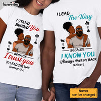 Personalized Gift For Him For Her For Couple Lead The Way Couple T Shirt 27100 thumb 1