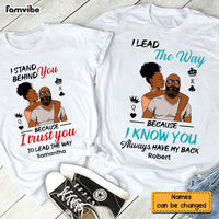 Personalized Gift For Him For Her For Couple Lead The Way Couple T Shirt 27100 thumb 1
