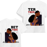 Personalized Gift For Him For Her For Couple Better Together Couple T Shirt 27102 thumb 1