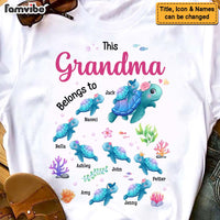 Personalized Gift For Grandma Turtle Belongs To Shirt - Hoodie - Sweatshirt 27103 thumb 1