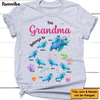 Personalized Gift For Grandma Turtle Belongs To Shirt - Hoodie - Sweatshirt 27103 thumb 1