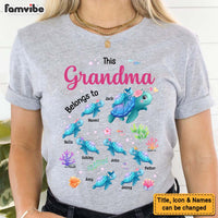 Personalized Gift For Grandma Turtle Belongs To Shirt - Hoodie - Sweatshirt 27103 thumb 1