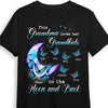 Personalized Gift For Grandma Butterfly Loves Her Grandkids To The Moon And Back Shirt - Hoodie - Sweatshirt 27110 1
