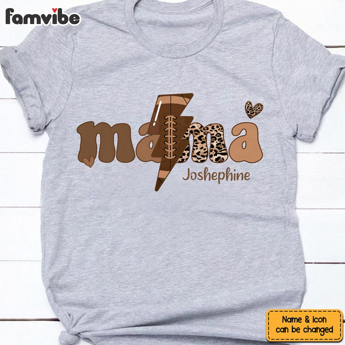 Personalized Gift For Daughter Baseball Mama Leopard Sport Mom Shirt - Hoodie - Sweatshirt 27111 1