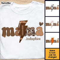 Personalized Gift For Daughter Baseball Mama Leopard Sport Mom Shirt - Hoodie - Sweatshirt 27111 thumb 1