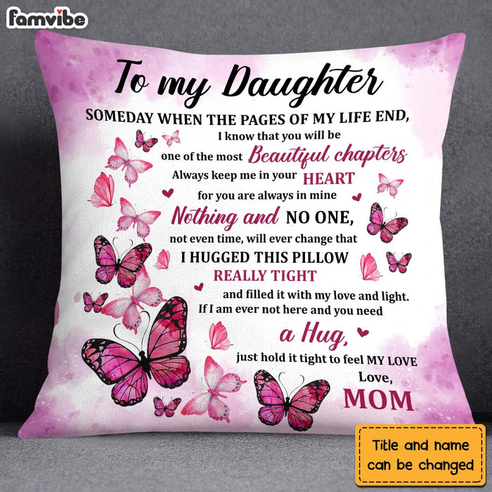 Personalized Gift For Daughter Hug This Butterfly Pillow 27116 1
