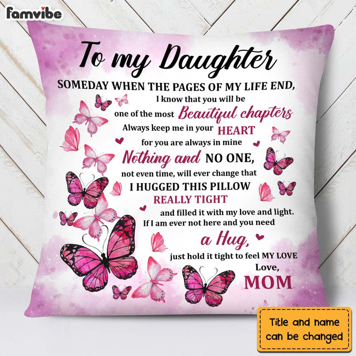 Personalized Gift For Daughter Hug This Butterfly Pillow 27116 1