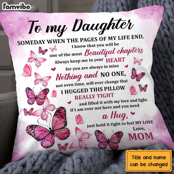 Personalized Gift For Daughter Hug This Butterfly Pillow 27116 1