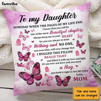 Personalized Gift For Daughter Hug This Butterfly Pillow 27116 thumb 1