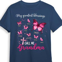 Personalized Gift For Grandma My Greatest Blessings Butterfly Shirt - Hoodie - Sweatshirt 27118 thumb 1
