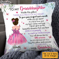 Personalized Gift For Granddaughter My Heart Inside This Pillow 27123 thumb 1
