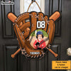 Personalized Gift For Grandson For Baseball Boy Upload Photo Wood Sign 27126 1