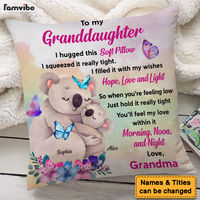 Personalized Gift for Granddaughter Koala Hug Pillow 27128 thumb 1