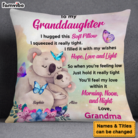 Personalized Gift for Granddaughter Koala Hug Pillow 27128 thumb 1