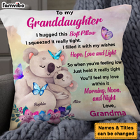 Personalized Gift for Granddaughter Koala Hug Pillow 27128 thumb 1