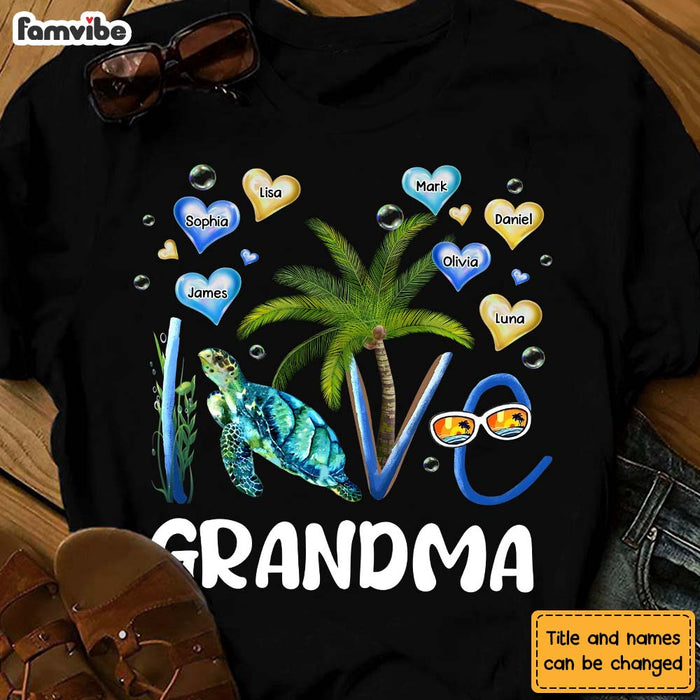 Personalized Gift For Grandma Turtle Shirt - Hoodie - Sweatshirt 27131 1