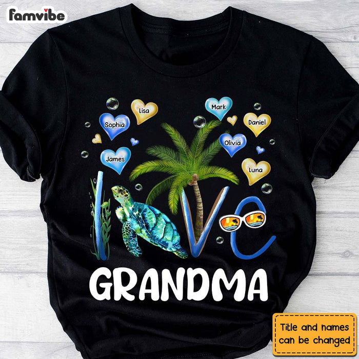 Personalized Gift For Grandma Turtle Shirt - Hoodie - Sweatshirt 27131 1