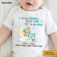 Personalized Gift For Baby To The Window To The Wall Baby Onesie 27135 thumb 1