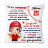 Personalized Gift For Grandson Baseball Pillow 27136 1
