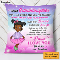 Personalized Gift For Granddaughter Go Forth Aim For The Skies Pillow 27137 thumb 1