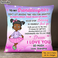 Personalized Gift For Granddaughter Go Forth Aim For The Skies Pillow 27137 thumb 1