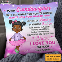Personalized Gift For Granddaughter Go Forth Aim For The Skies Pillow 27137 thumb 1