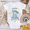 Personalized Gift For Baby Coming Soon Cute Elephant Baby Onesie 27138 1