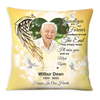 Personalized Photo Memorial Gift Goodbyes Are Not Forever In Loving Memory Pillow 27139 1