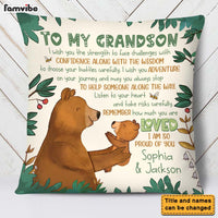 Personalized Gift For Grandson I Wish You The Strength Pillow 27143 thumb 1