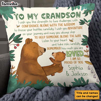 Personalized Gift For Grandson I Wish You The Strength Pillow 27143 thumb 1