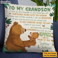 Personalized Gift For Grandson I Wish You The Strength Pillow 27143 thumb 1