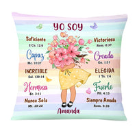 Personalized Gift for Granddaughter Daughter Yo Soy Inspiracion Spanish Bible Pillow 27146 thumb 1