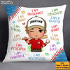 Personalized Gift For Baseball Grandson Affirmation Pillow 27154 1