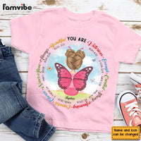 Personalized Gift for Granddaughter You Are Beautiful Victorius Kid T Shirt 27159 thumb 1