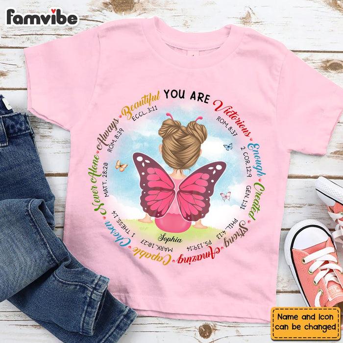 Personalized Gift for Granddaughter You Are Beautiful Victorius Kid T Shirt 27159 1