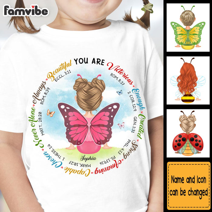 Personalized Gift for Granddaughter You Are Beautiful Victorius Kid T Shirt 27159 1