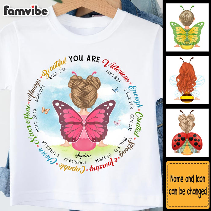 Personalized Gift for Granddaughter You Are Beautiful Victorius Kid T Shirt 27159 1