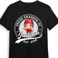 Personalized Gift For Grandpa Baseball Proud Shirt - Hoodie - Sweatshirt 27160 thumb 1
